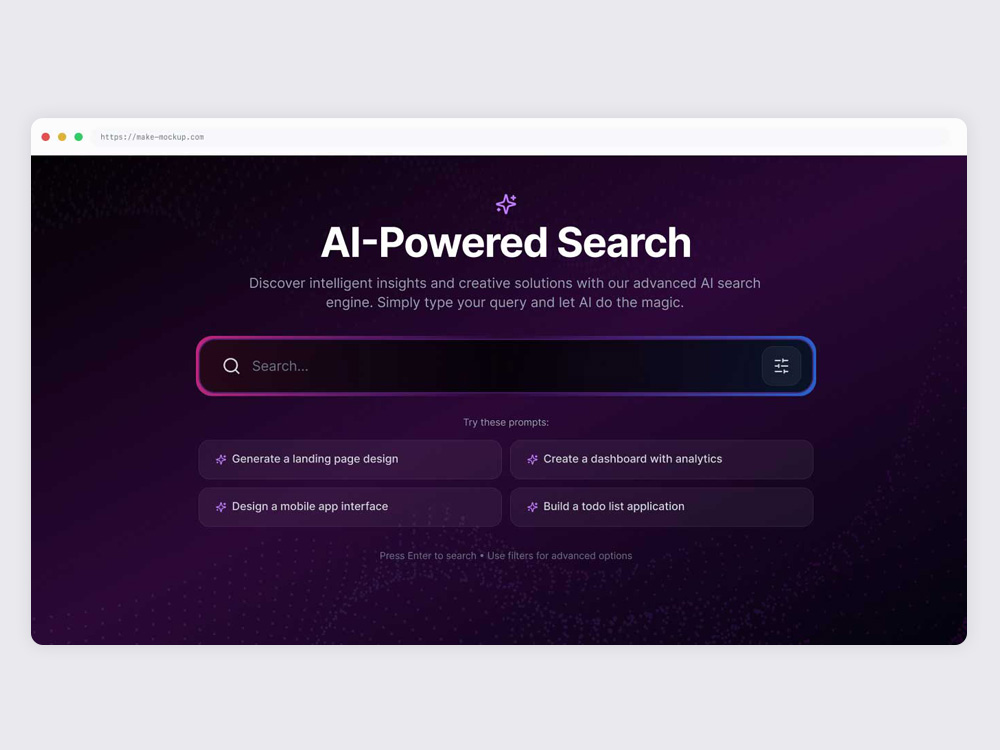 AI-Powered Search Bar Design for Modern Apps | 100% Figma Ready UI