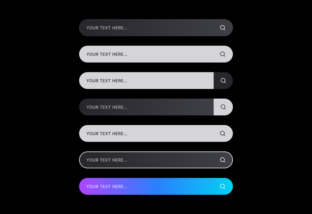 AI Searchbar Group: Fully Figma-Compatible UI Kit