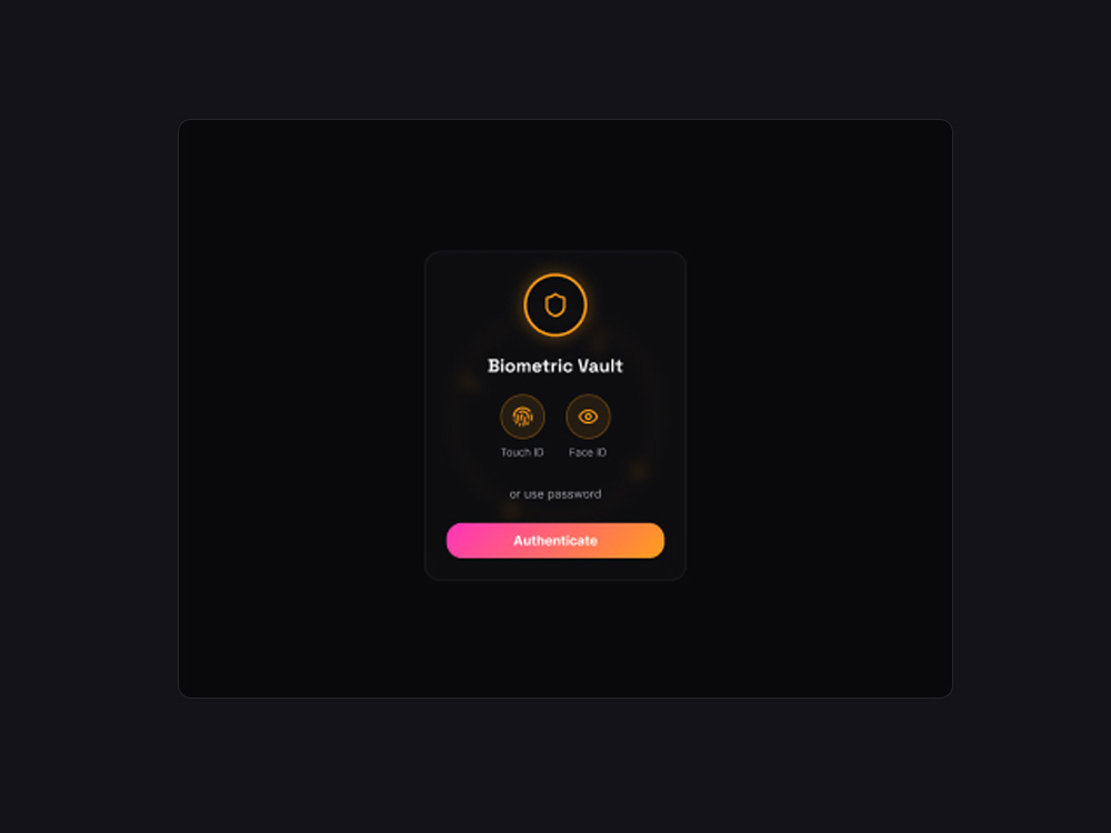 Biometric Login Screen Examples: Canvas Animation for Secure UI