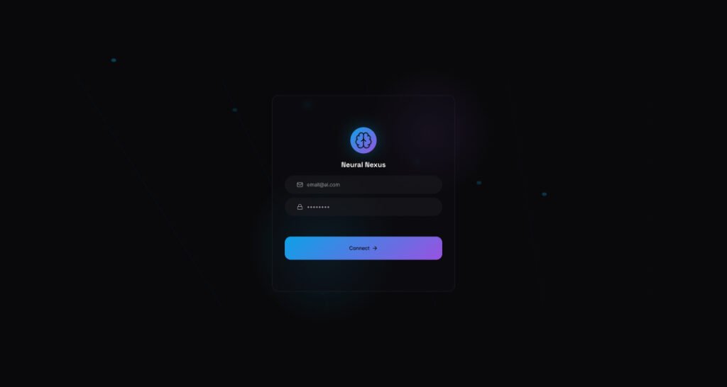 Dark mode login page Figma prototype with two-factor verification toggle
