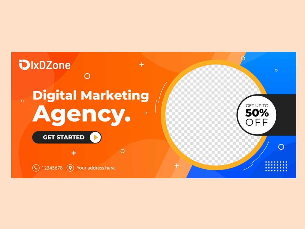 Digital Marketing Banner Design Template | Fully Editable Figma, Adobe XD & Adobe Illustrator Vector