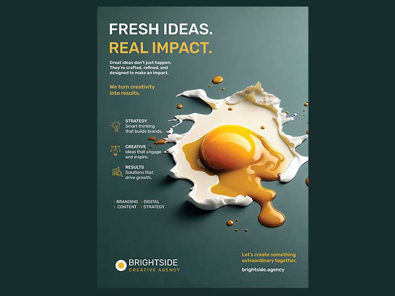 Download Creative Agency Poster PSD | Fully Editable Adobe Photoshop Business Marketing Template
