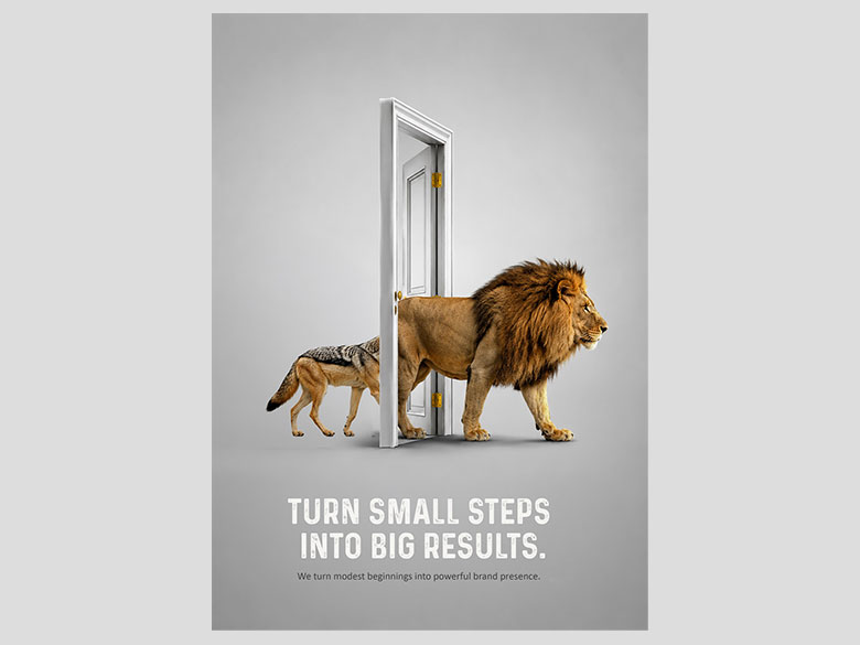 Download Creative Business Growth Poster PSD Template | Fully Editable Photoshop Design