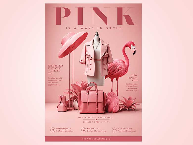 Download Fashion Poster Design PSD | Fully Editable Adobe Photoshop Template