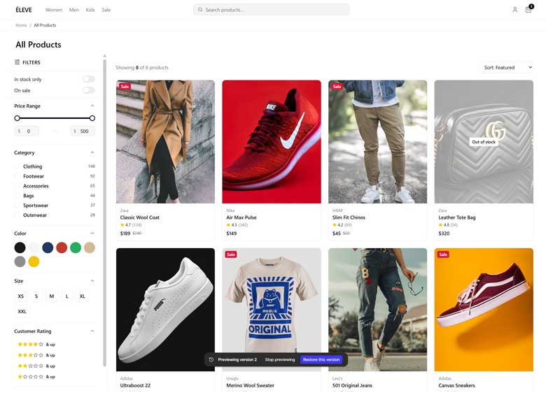 Filter Sidebar UI Design for Figma – Copy Paste Ready Component