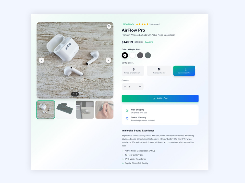 Modern Add to Cart Page UI – Boost Conversions Instantly