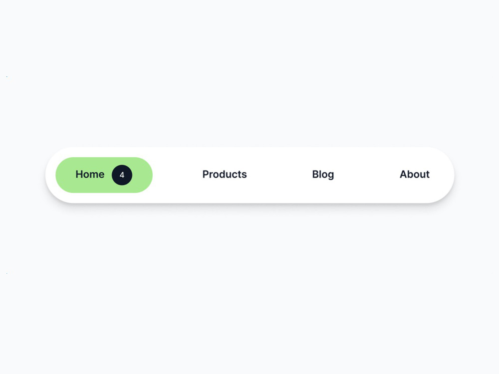 Pill Navigation Bar — Fully Figma Compatible