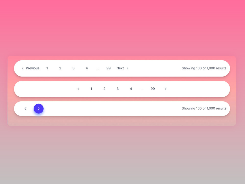 Simple Pagination Components: Minimal Figma Kit for Clean Navigation