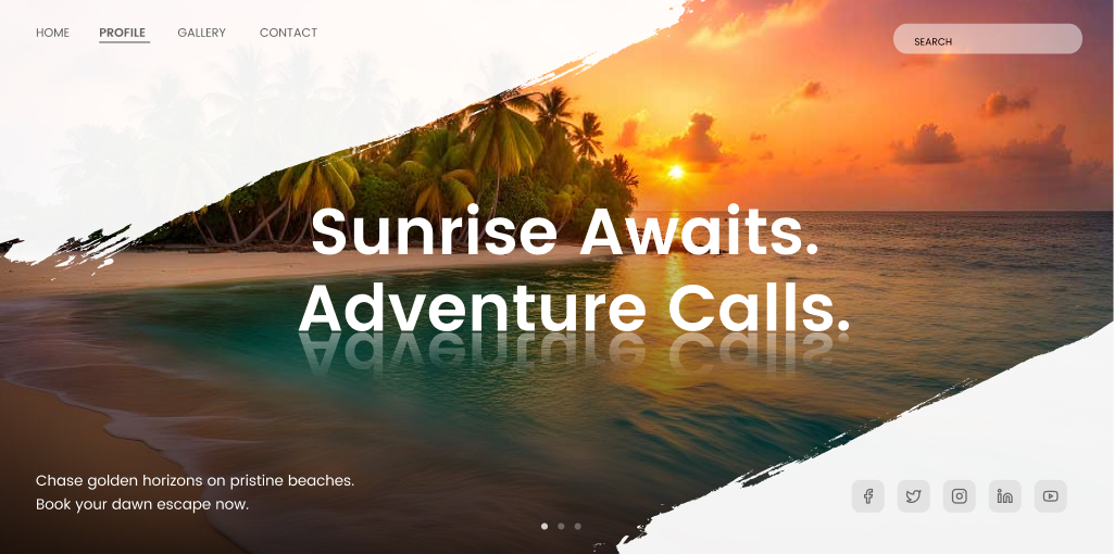Stunning Header & Hero Section Designs for Travel Websites